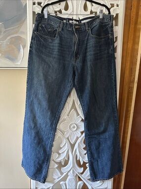 urban pipeline Men's Indigo Relaxed Straight Jeans